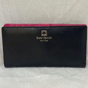 Kate Spade Black and Pink Wallet